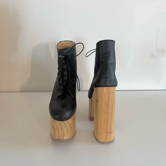 ❌SOLD❌Deandri Tequila Leather Platform Boots - Picture 8 of 8